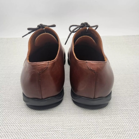 Finsbury Size 43 Brown Leather Oxford Dress Shoes Men - Picture 7 of 14